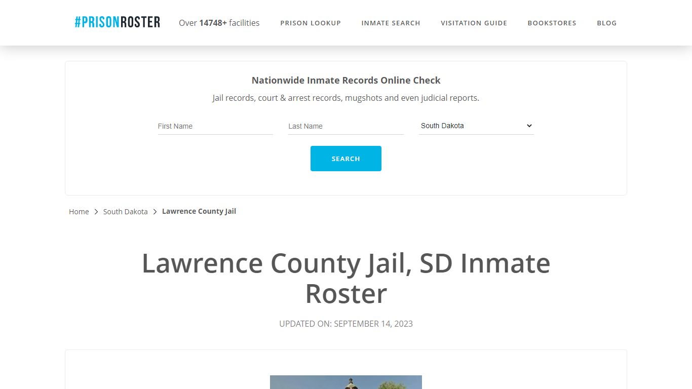 Lawrence County Jail, SD Inmate Roster - Prisonroster